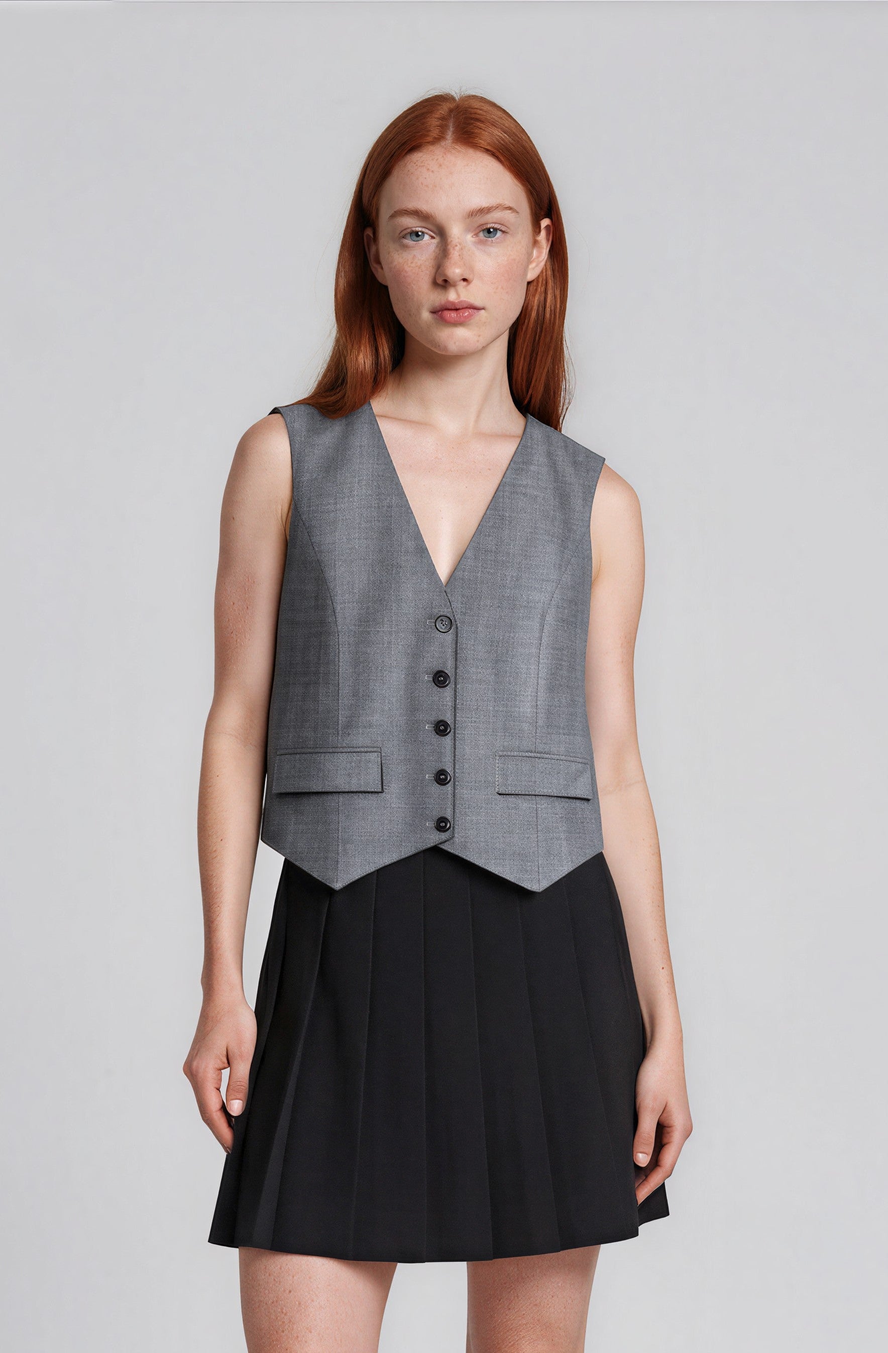 & Other Stories - Alissa Waistcoat - Grey -