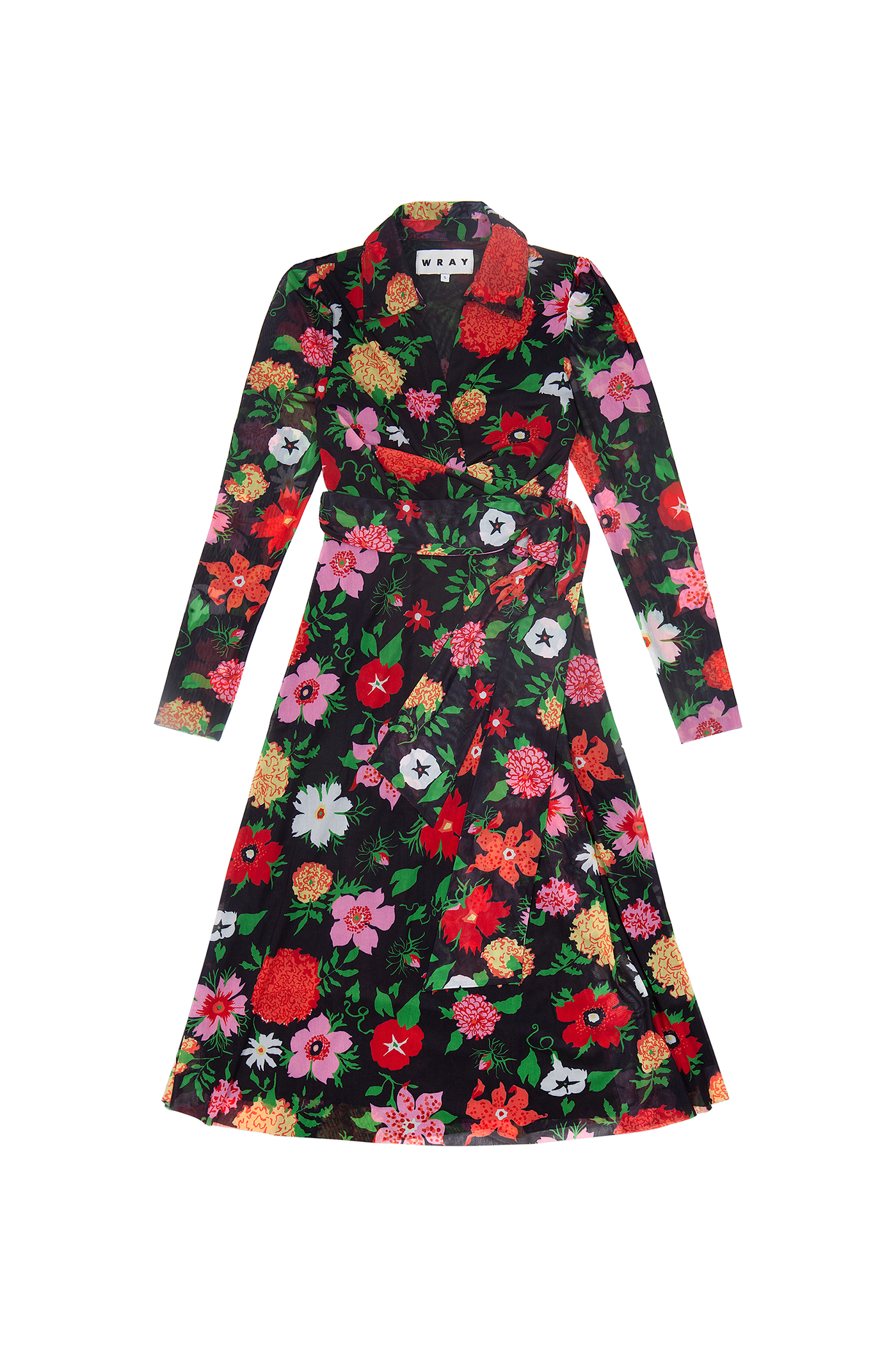 WRAY - Enid Wrap Dress - Mills Floral -