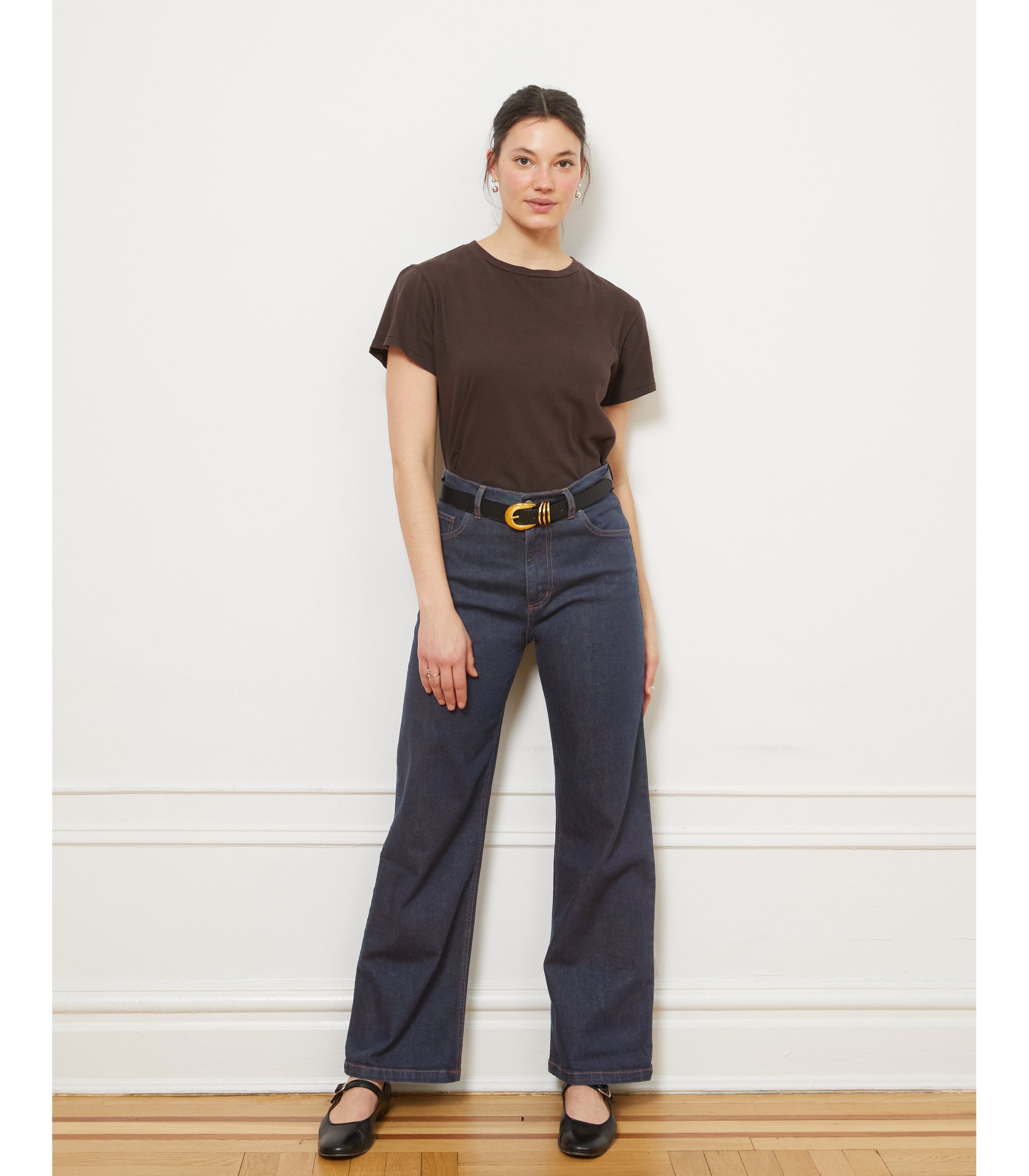 Loup - Carmen Wide Leg Jeans - Dark Indigo -