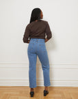 Vivienne Straight Leg Jeans - Washed Indigo