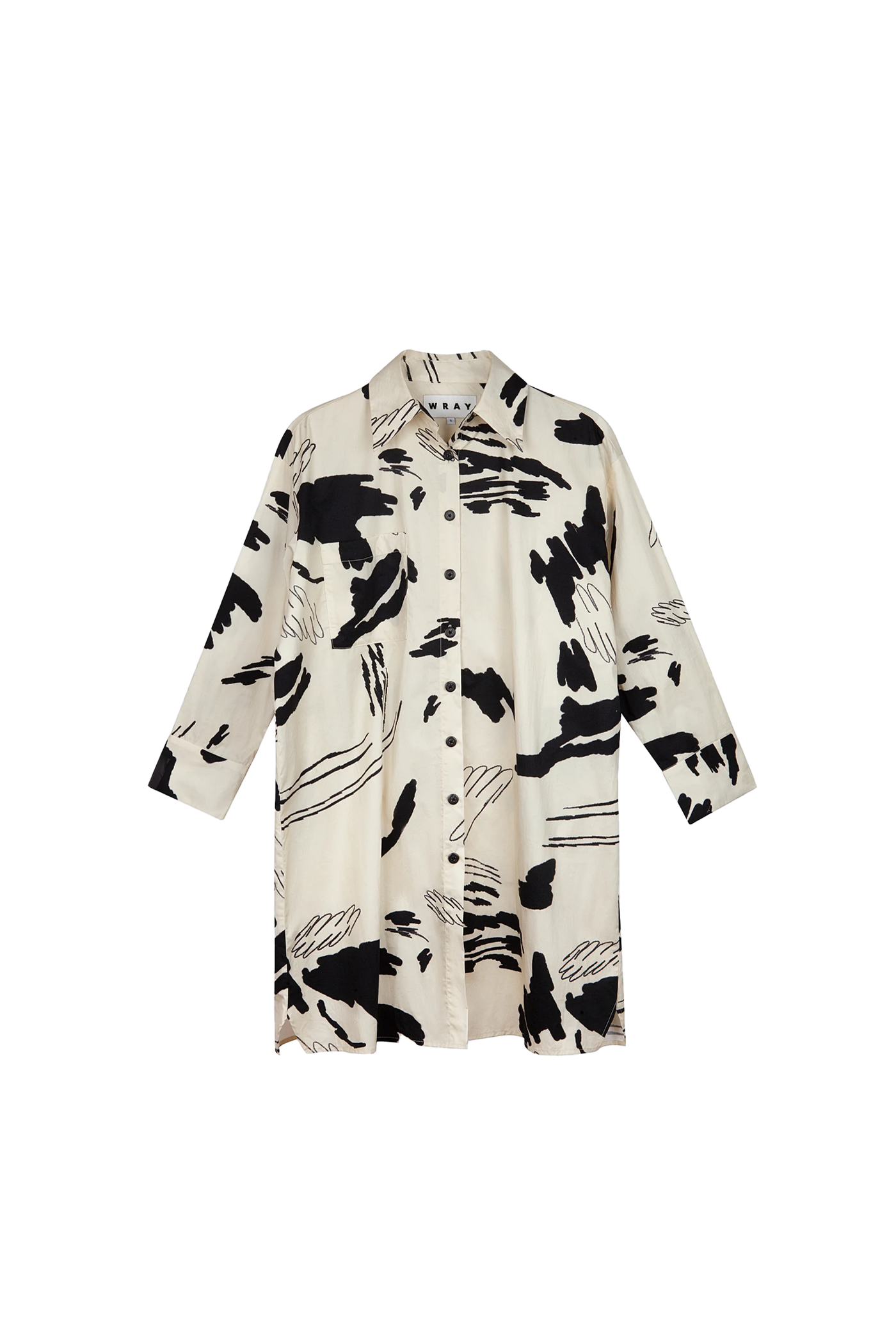 WRAY - Etore Shirt Dress - Fusco Sketch -