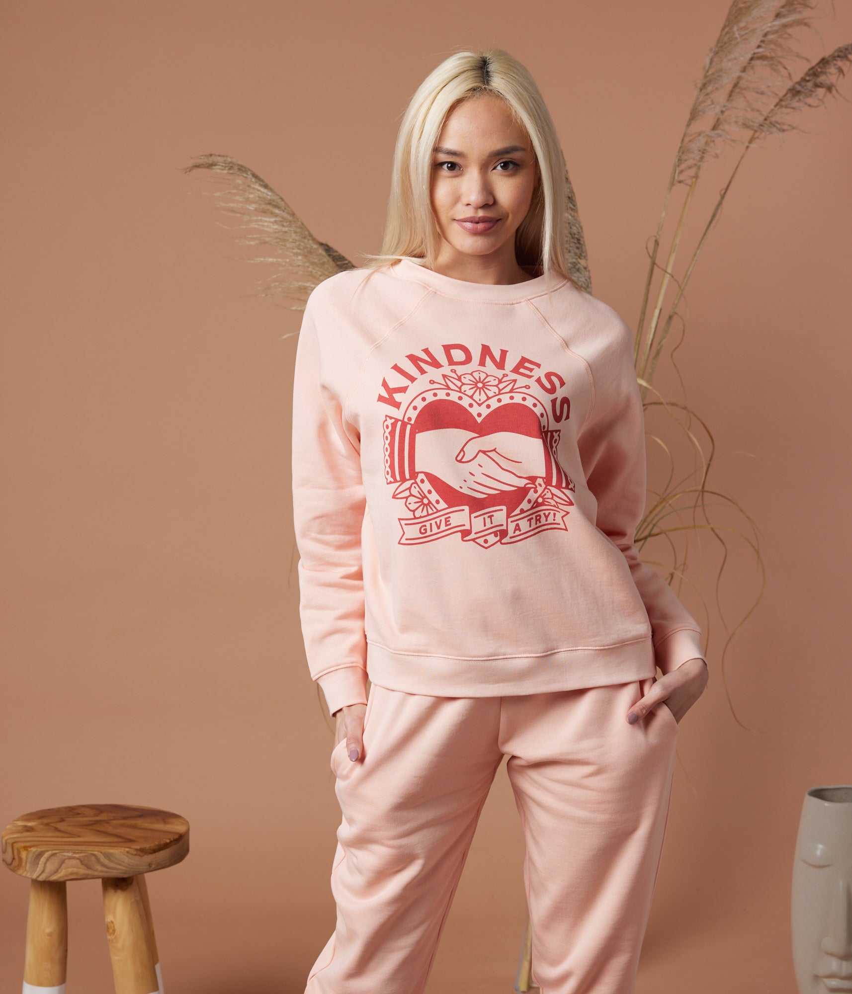 Known Supply - Kindness Pullover - Dusty Rose -