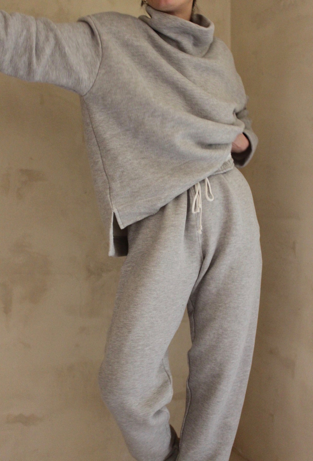 NA NIN - Franklin Fleece Sweatpant - Cinder Grey -