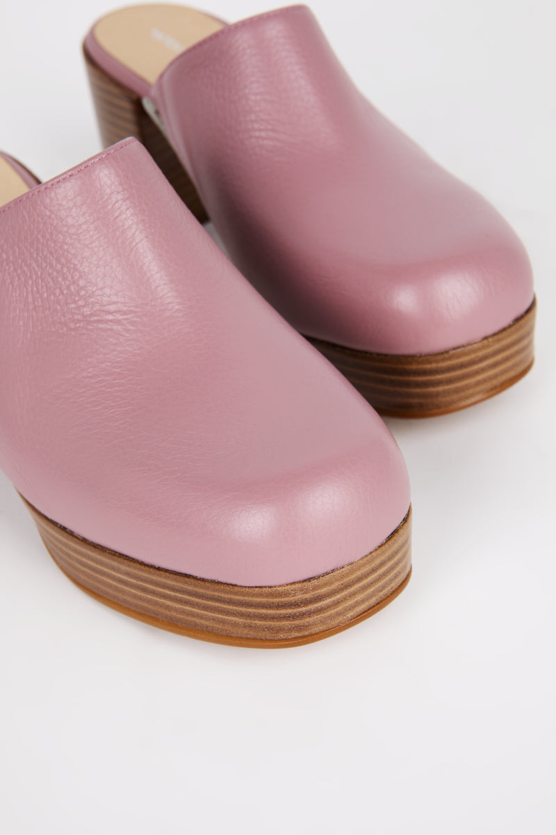 Intentionally Blank - Facts Leather Platform Clog -