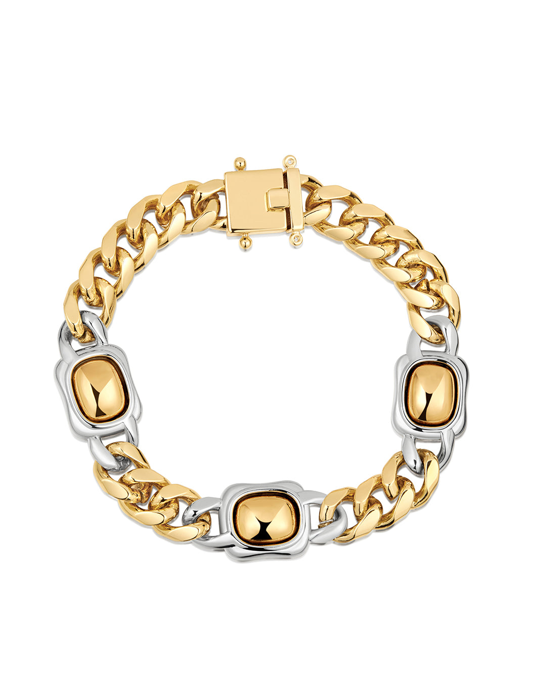 Luv Aj - Kate Bezel Stud Bracelet - Gold