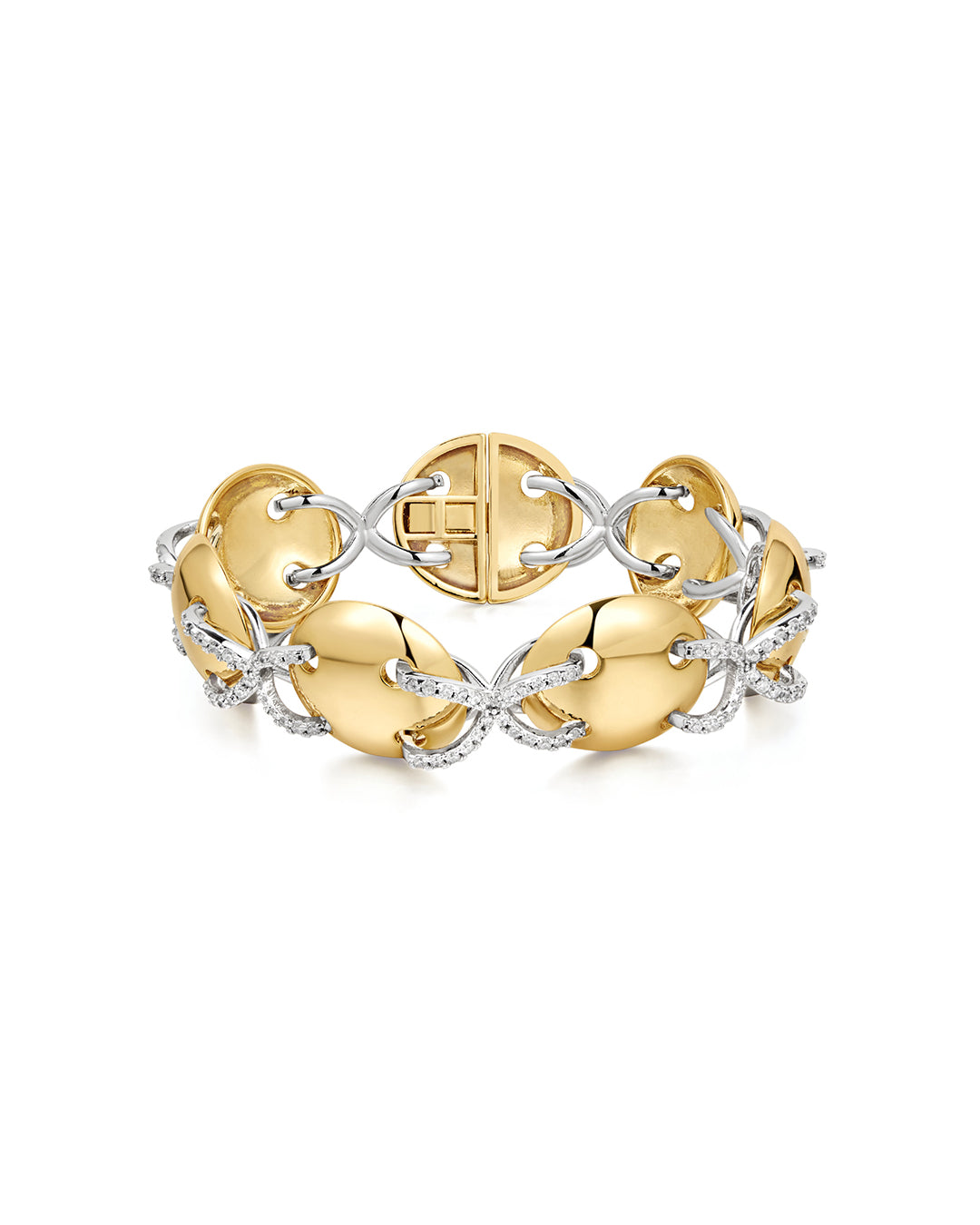 Luv Aj - Mariner Cross Bracelet - Gold