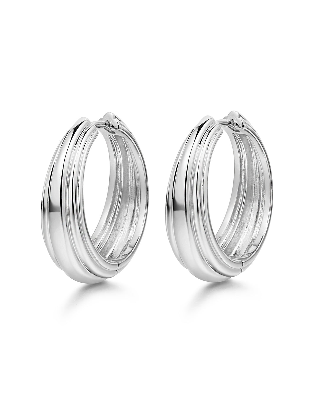 Luv Aj - Cleo Hoops - Silver