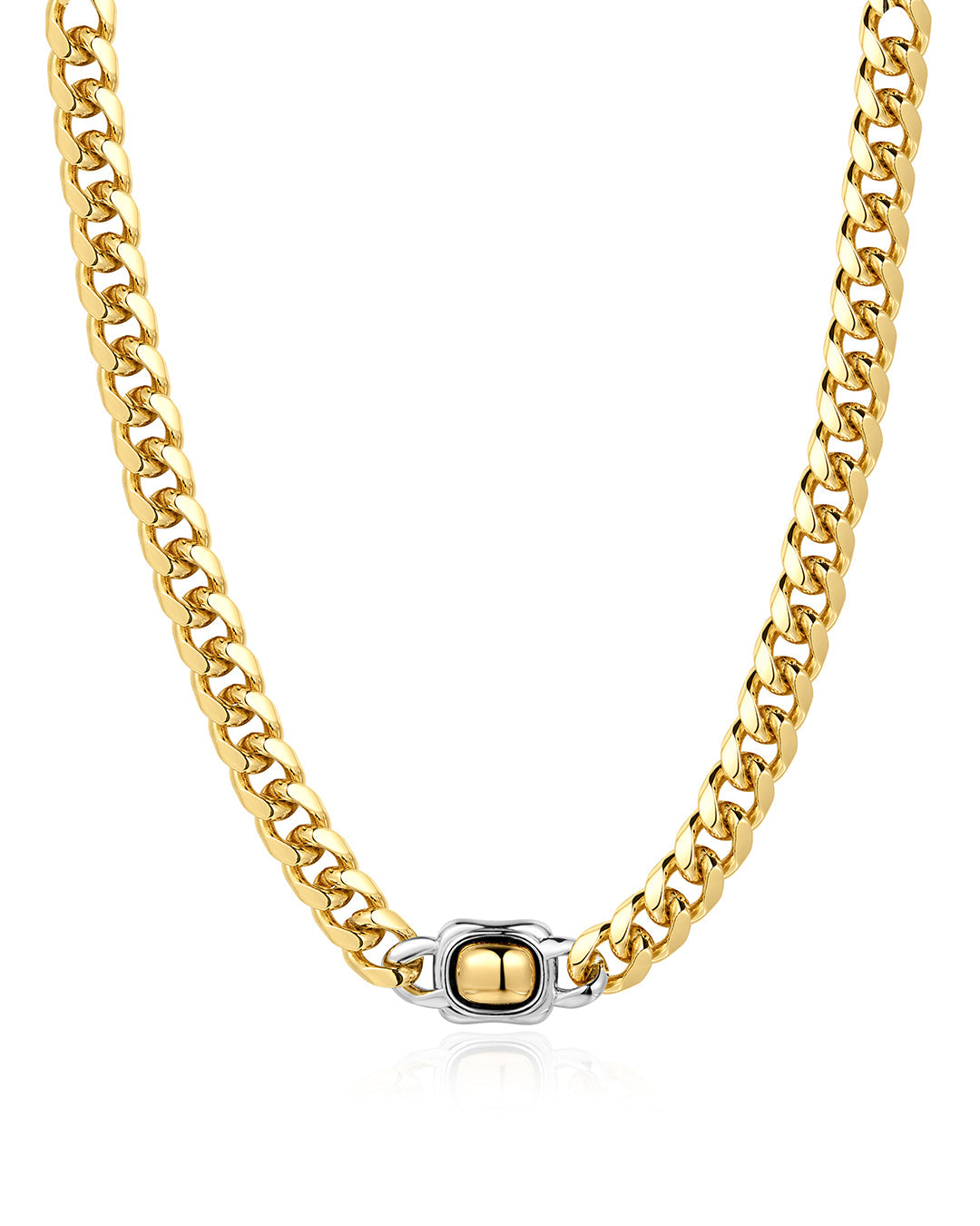 Luv Aj - Kate Bezel Stud Necklace - Gold
