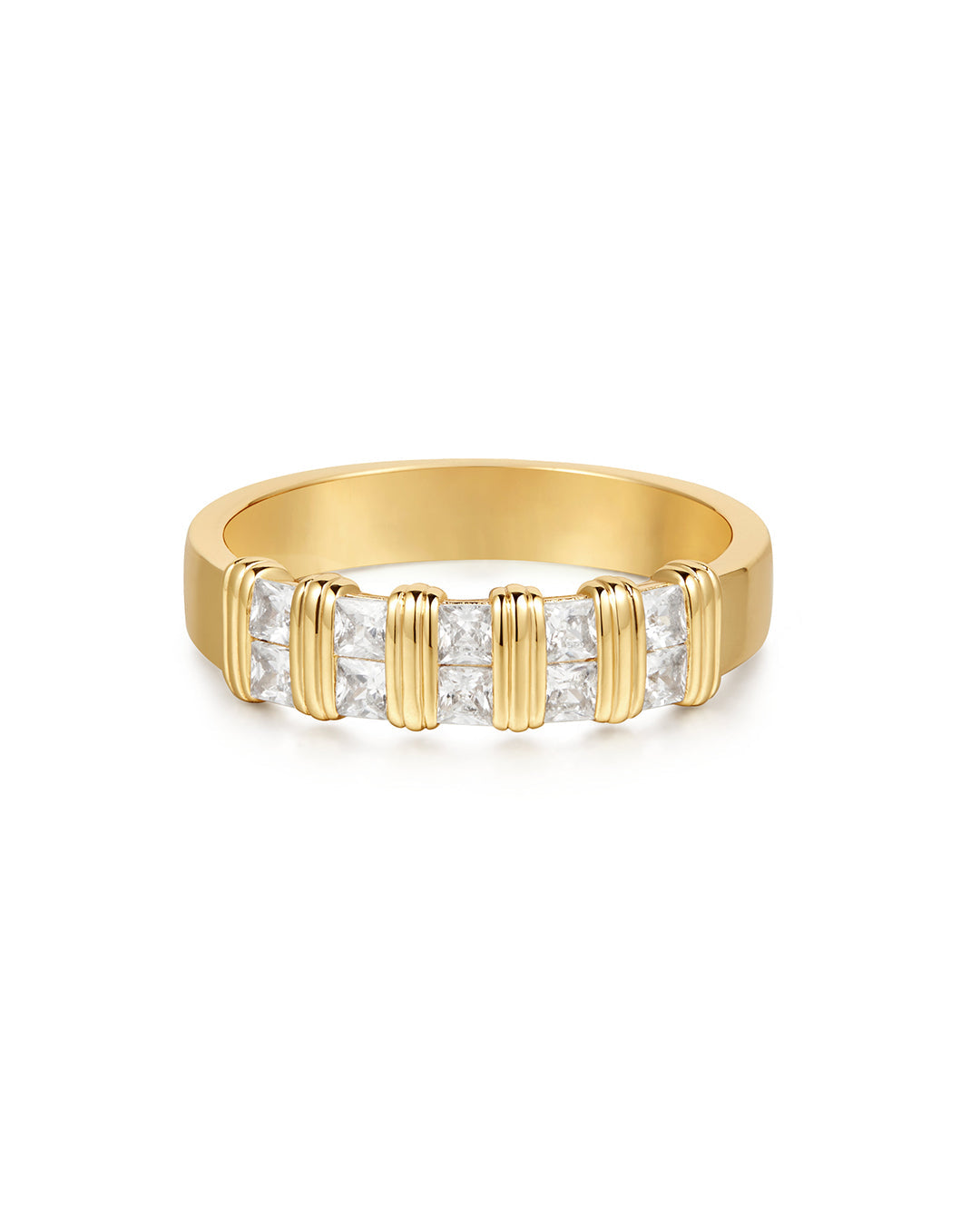 Luv Aj - Remy Princess Cut Band - Gold