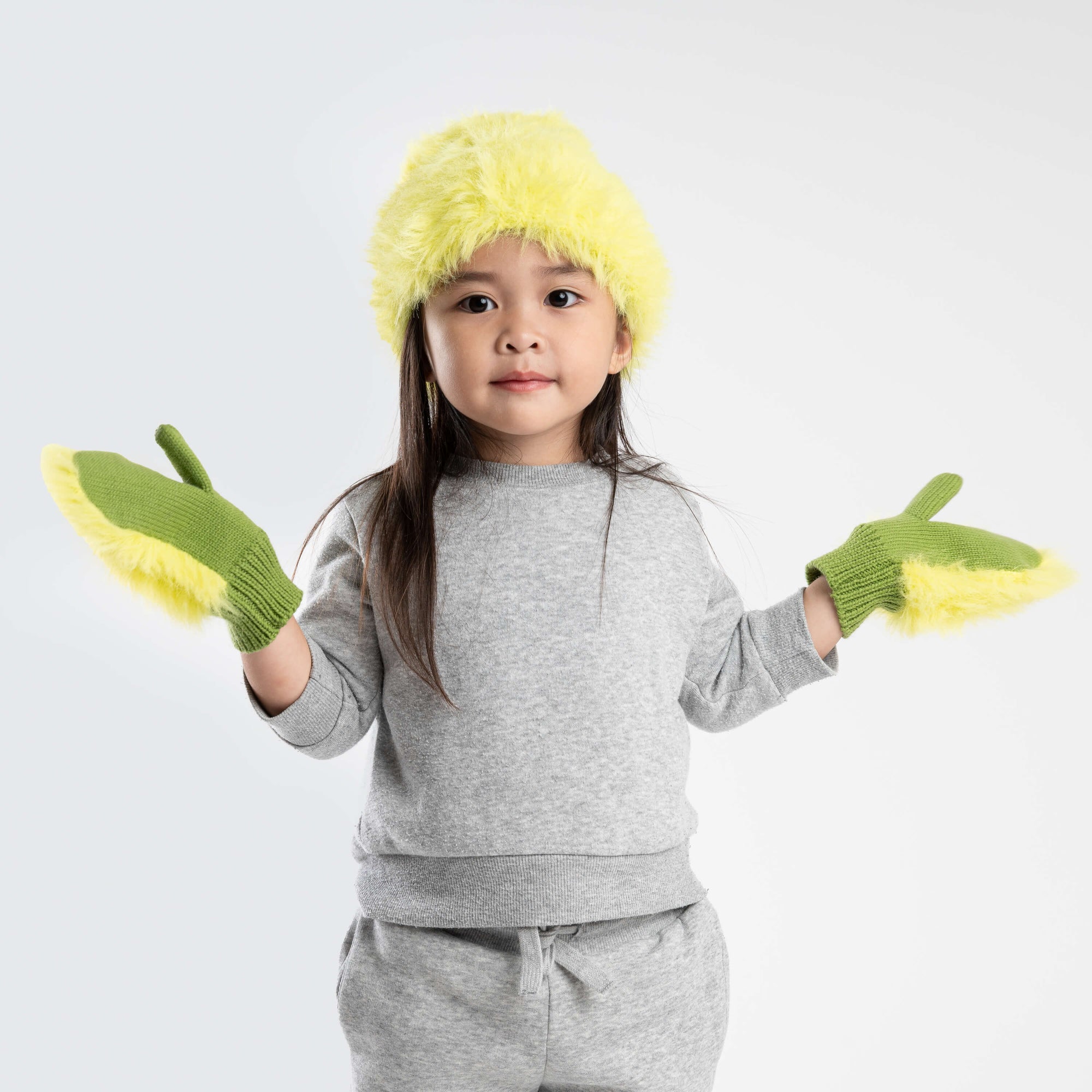 Verloop - Kids Faux Fur Mittens -