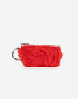 Verloop - Faux Fur Pouch Bag Charm - Poppy