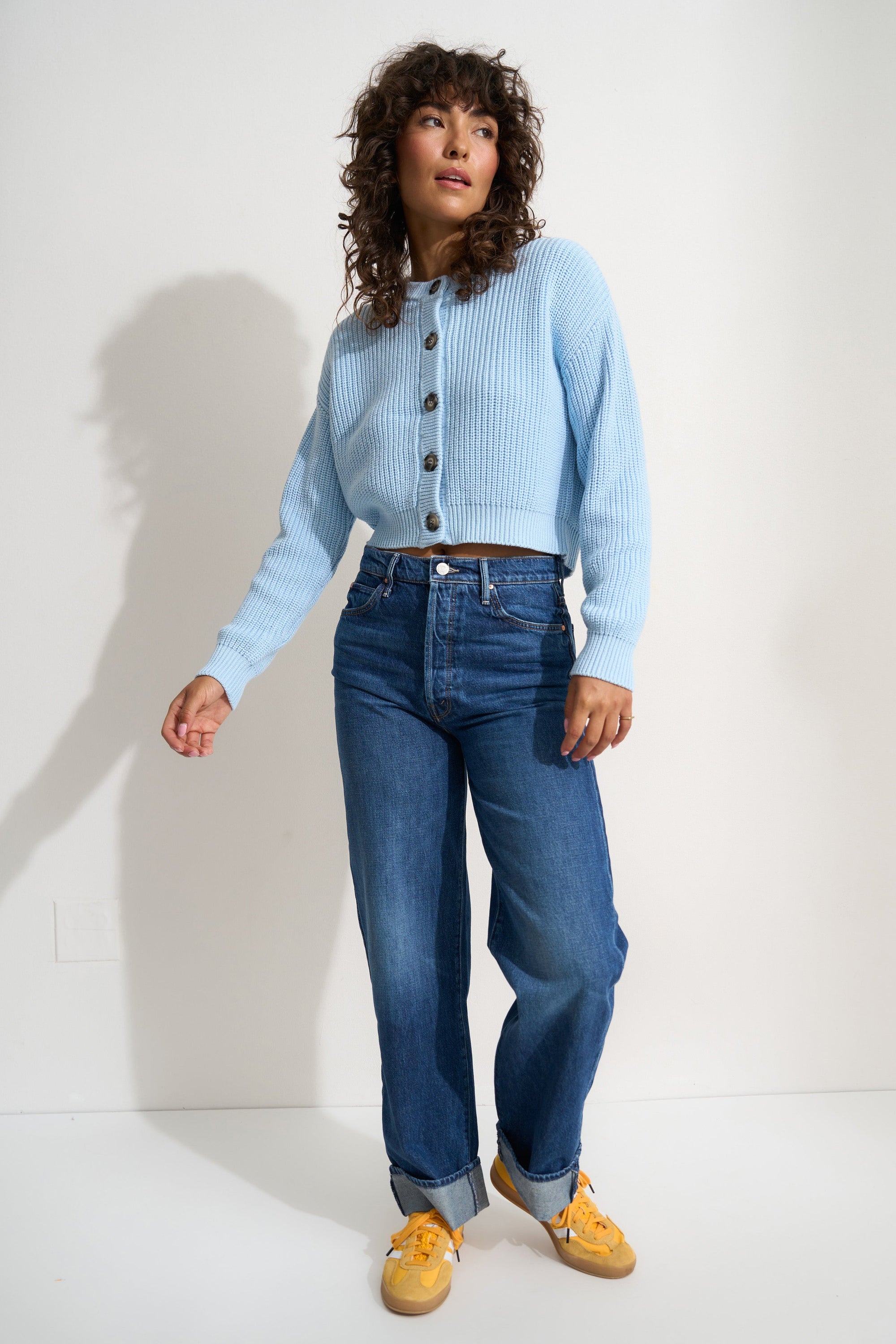 Callahan Knitwear - Fiona Cardigan - Baby Blue -