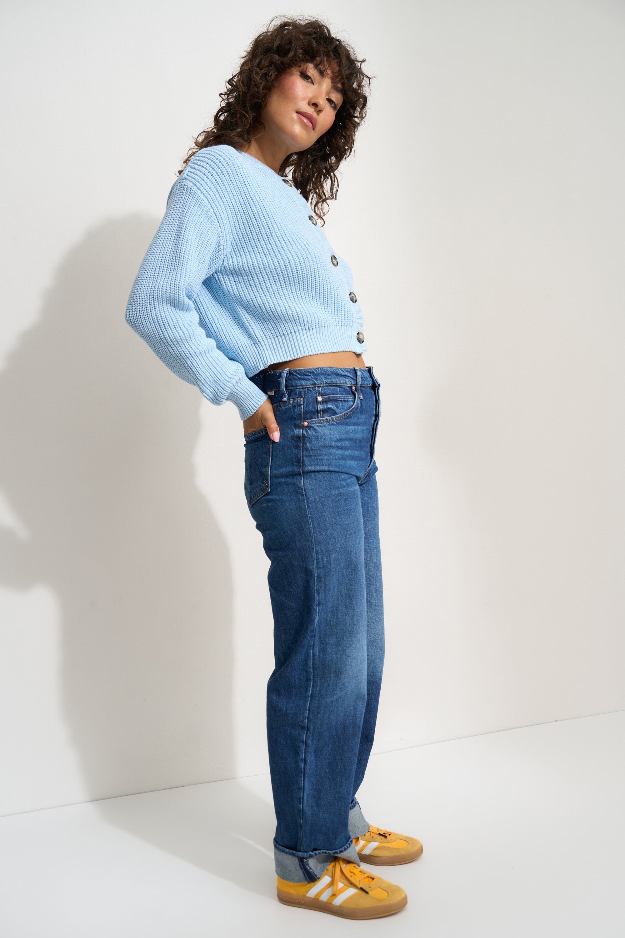 Callahan Knitwear - Fiona Cardigan - Baby Blue -