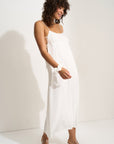 Be Idle - The Flirty Maxi Slip - White -