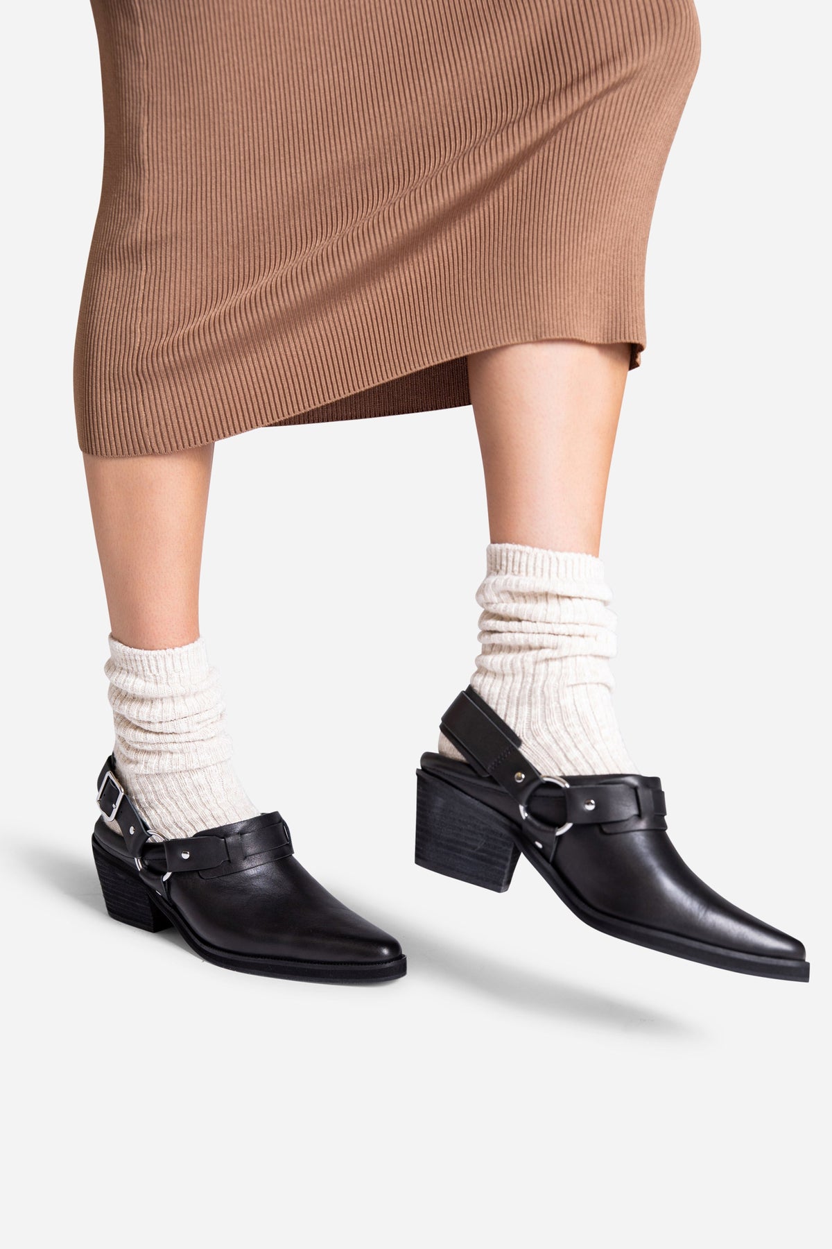 Intentionally Blank - Friday Slingback Clog Mule -
