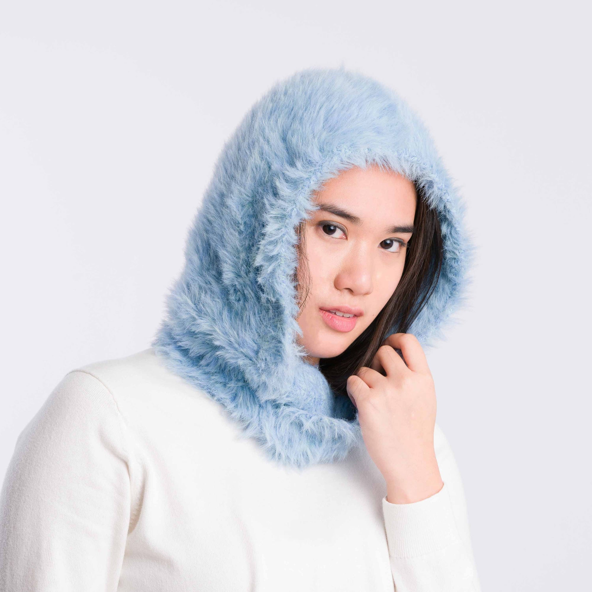 Verloop - Faux Fur Knit Hood -