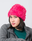 Verloop - Faux Fur Knit Beanie -