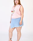 Rachel Antonoff - Split Sleeveless Polo -
