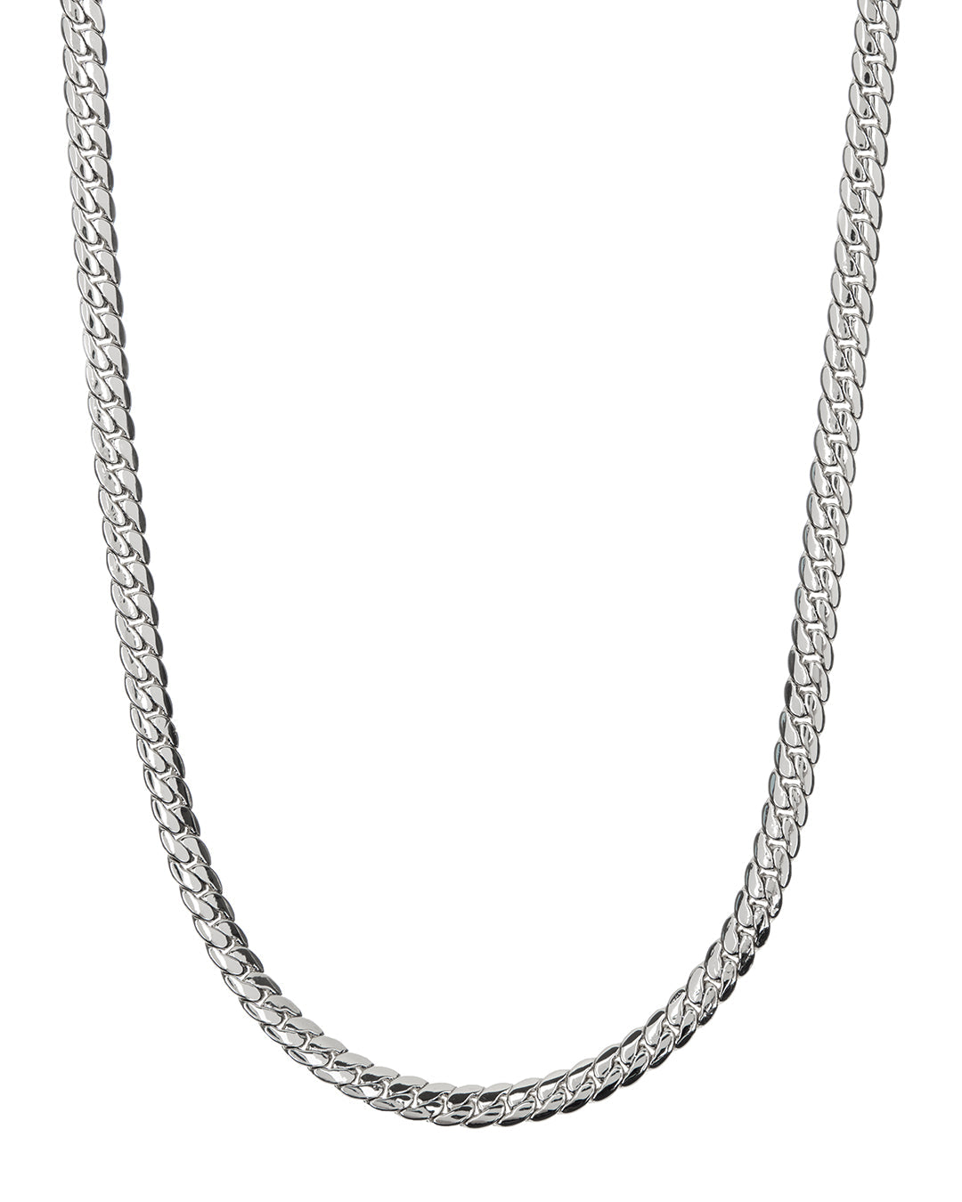 Luv Aj - Ferrera Chain Necklace- Silver -