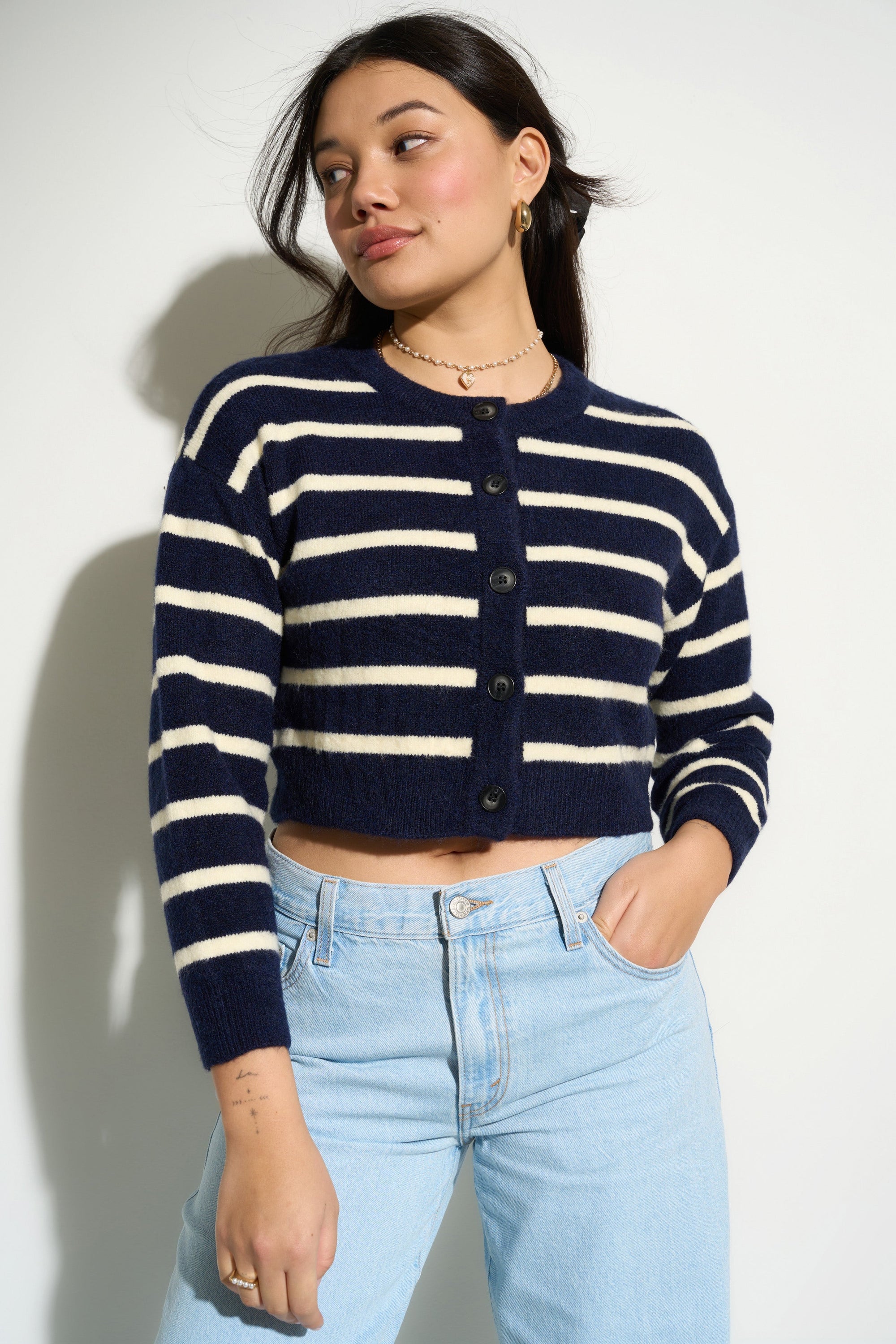 Fiona Cardigan - Navy