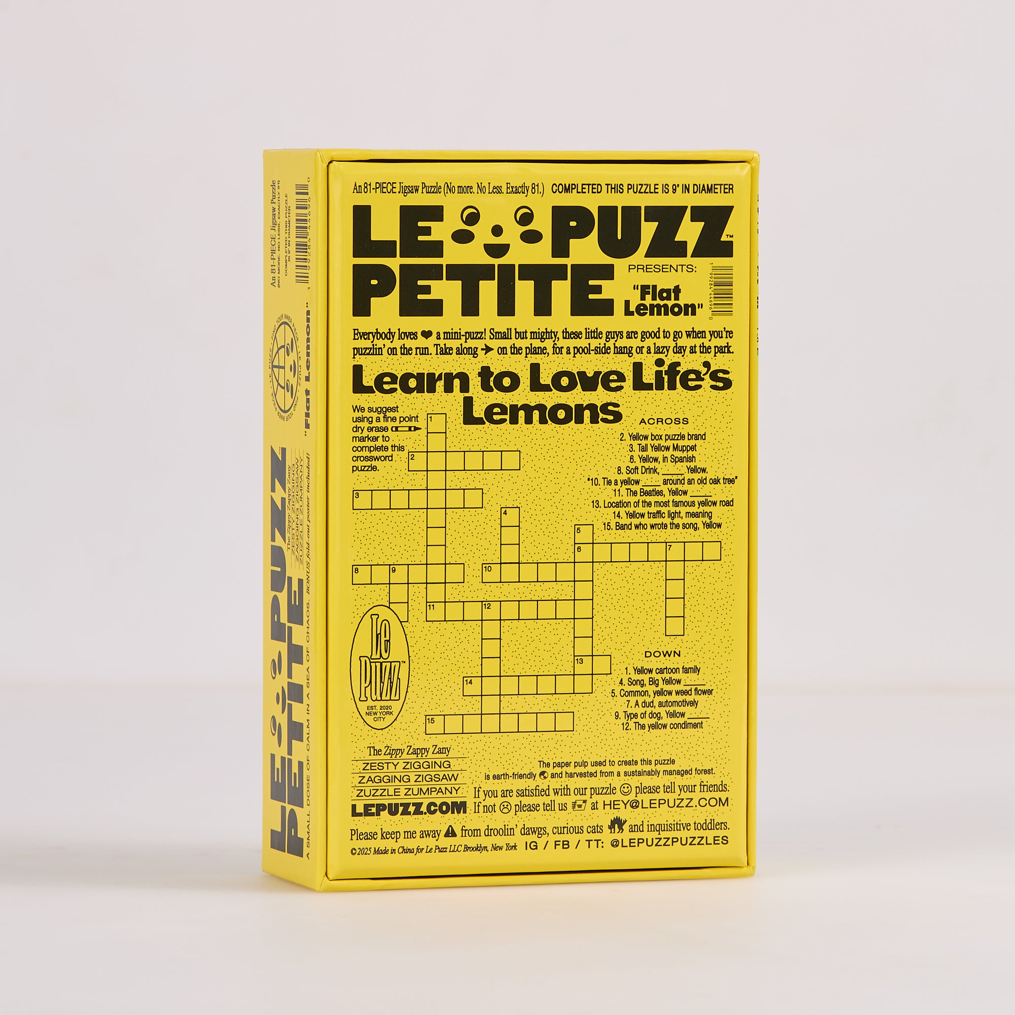 Le Puzz - Flat Lemon Puzzle -