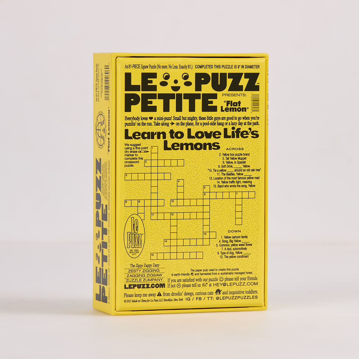 Le Puzz - Flat Lemon Puzzle -