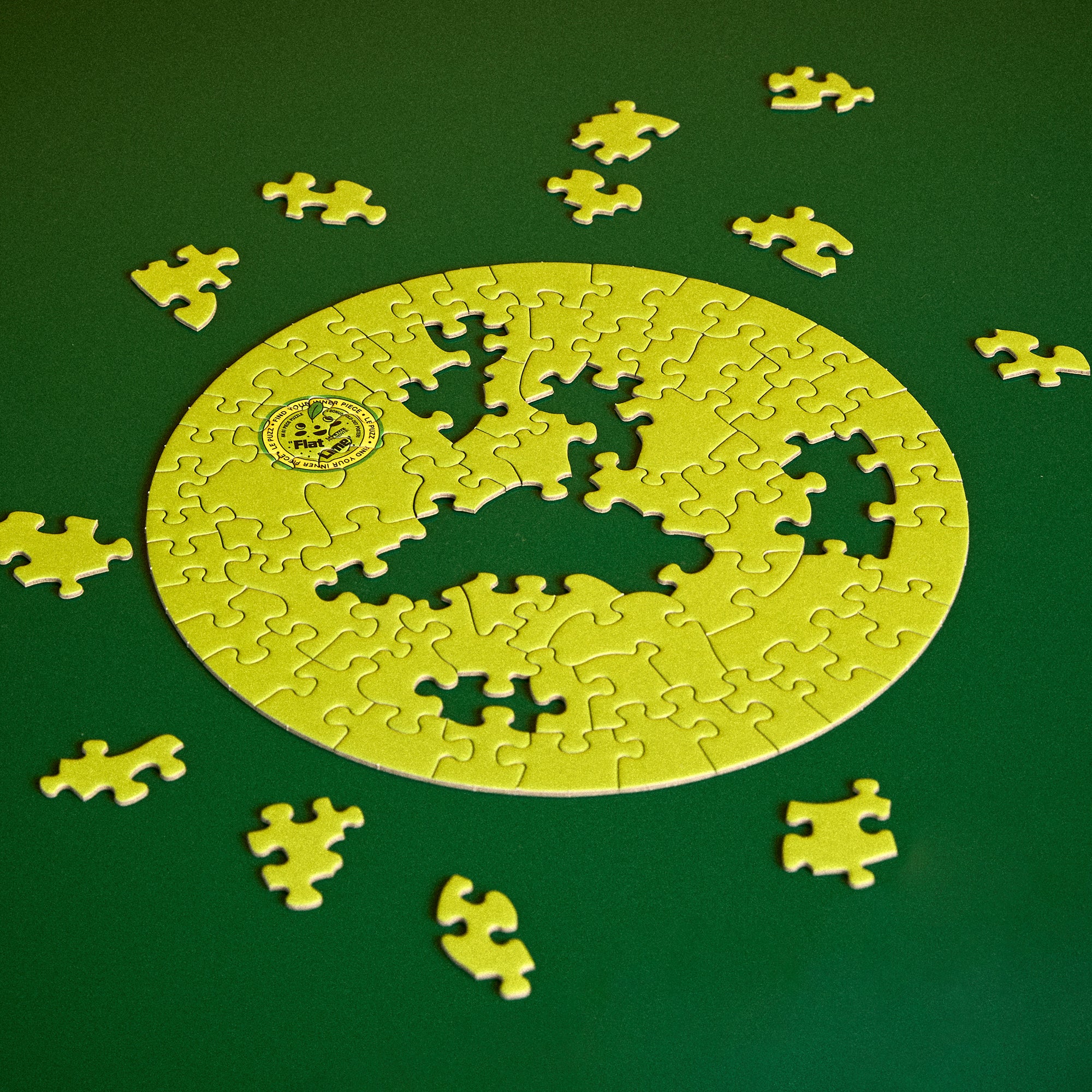 Le Puzz - Flat Lime Puzzle -