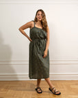 Penelope Dress in Black Floral | Loup