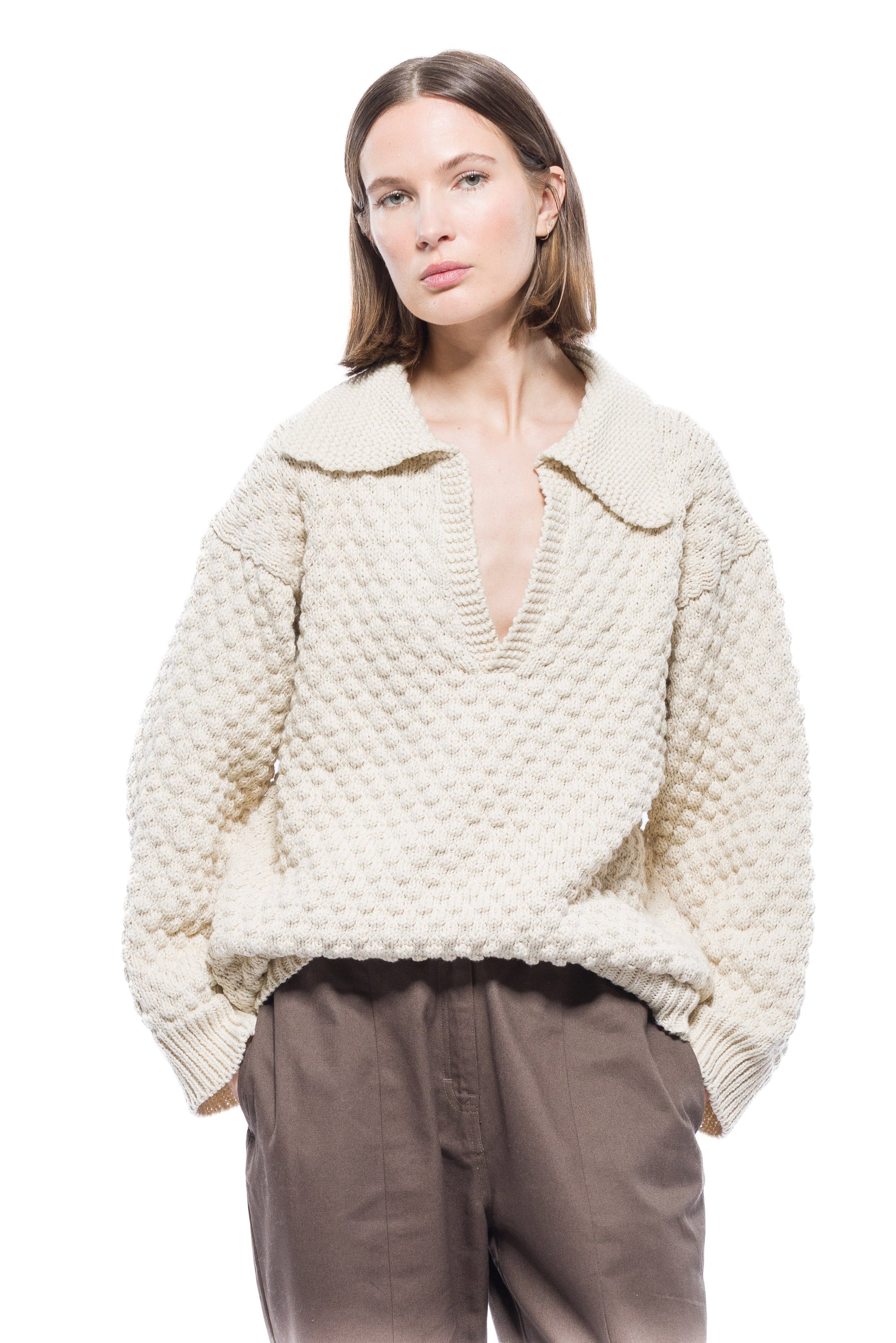 Toit Volant - Francois Sweater Natural - Oatmeal -