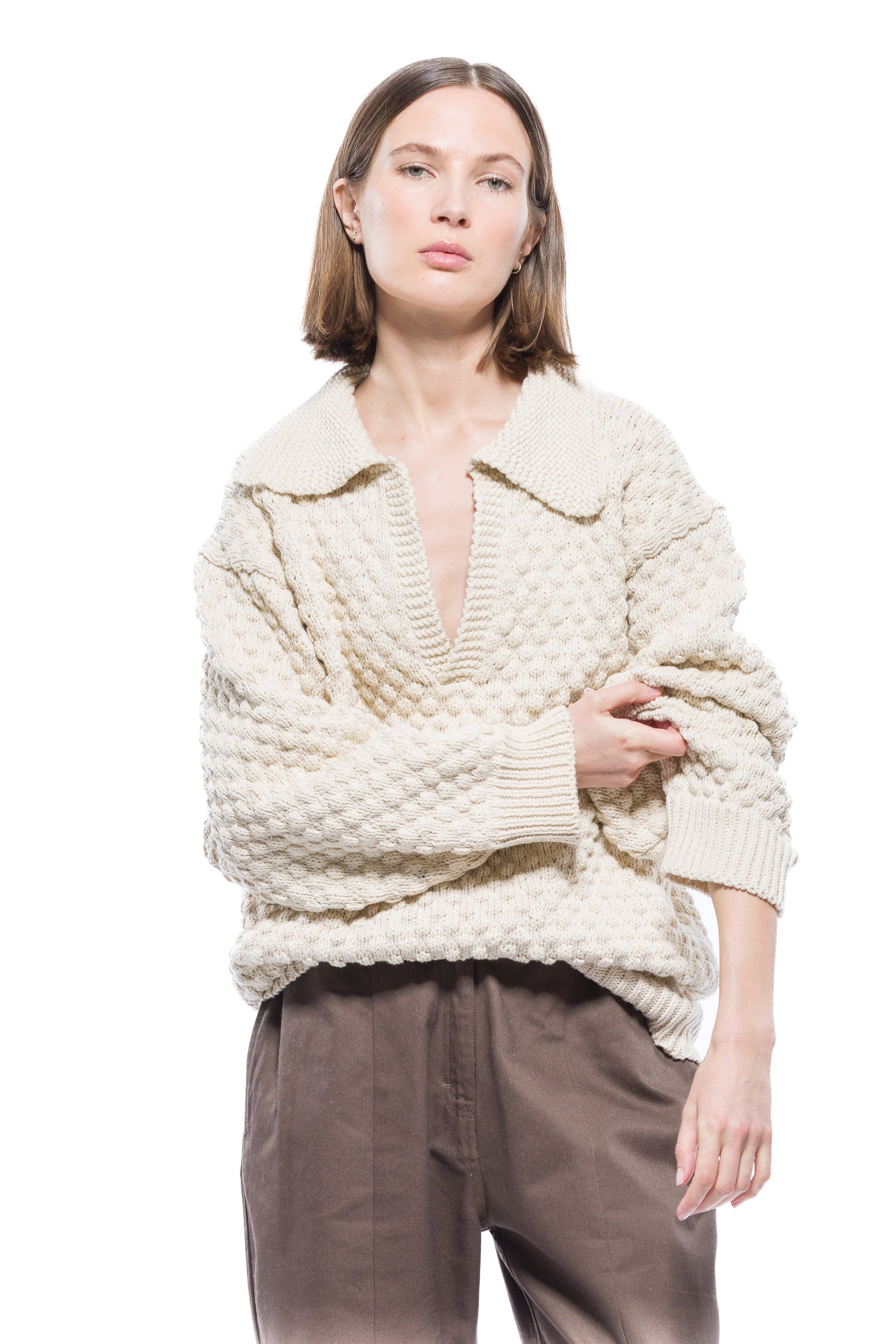 Toit Volant - Francois Sweater Natural - Oatmeal -