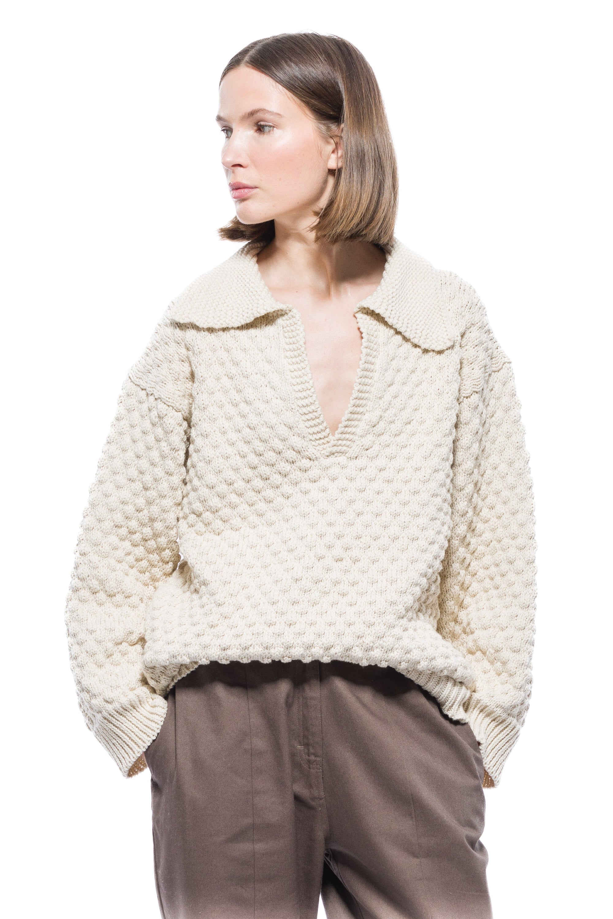 Toit Volant - Francois Sweater Natural - Oatmeal -