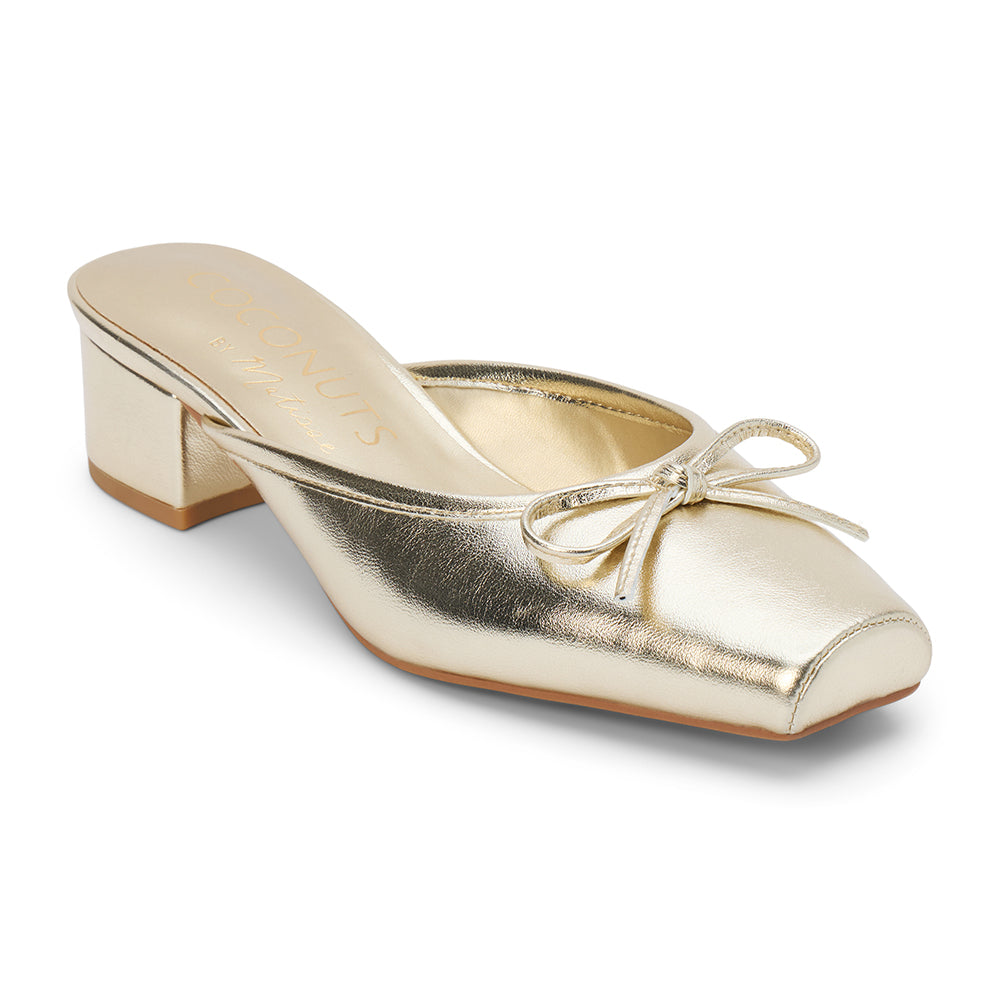 Matisse - Geneva Heeled Mule - Gold -