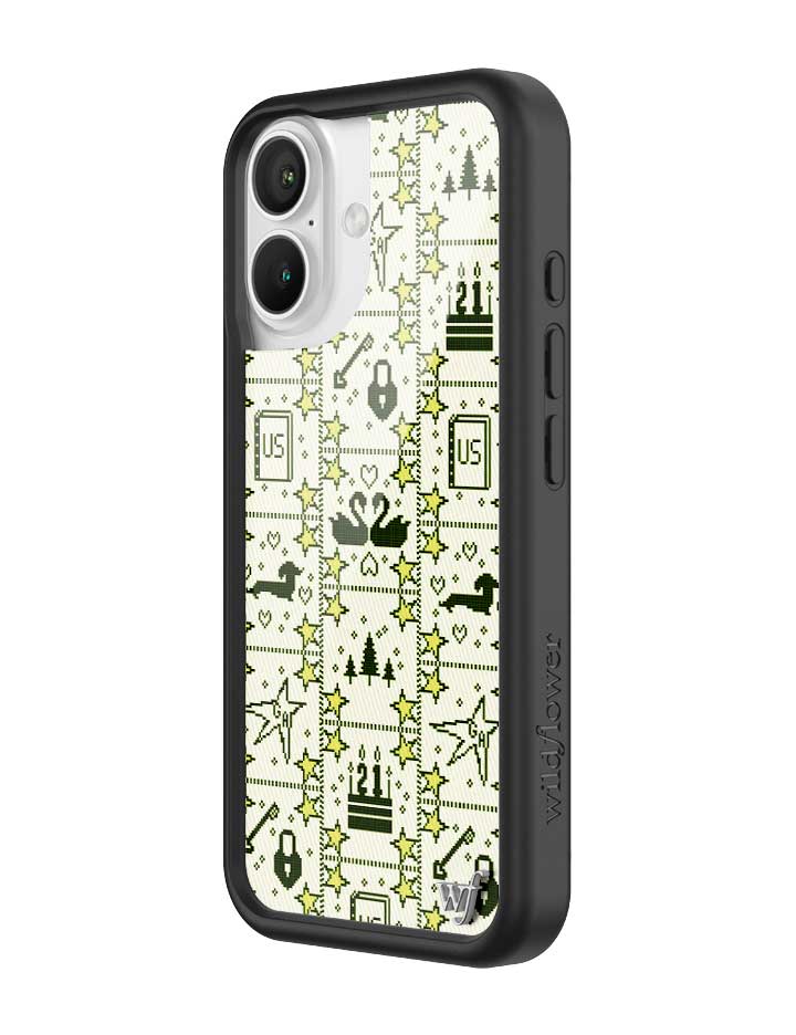 Wildflower iPhone case 16 Gracie Abrams Black Hearts