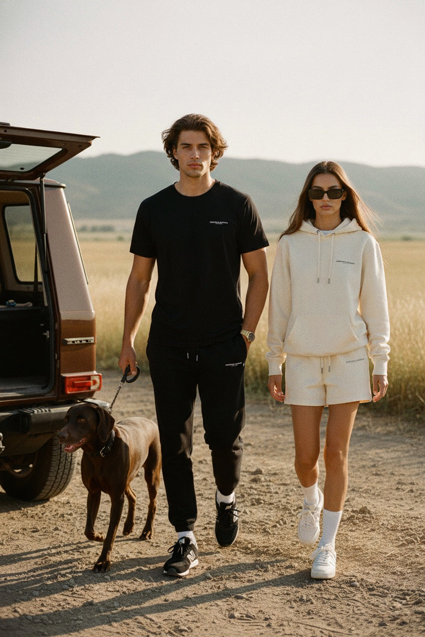 Gergana Ivanova - Organic Cotton Joggers - Black -