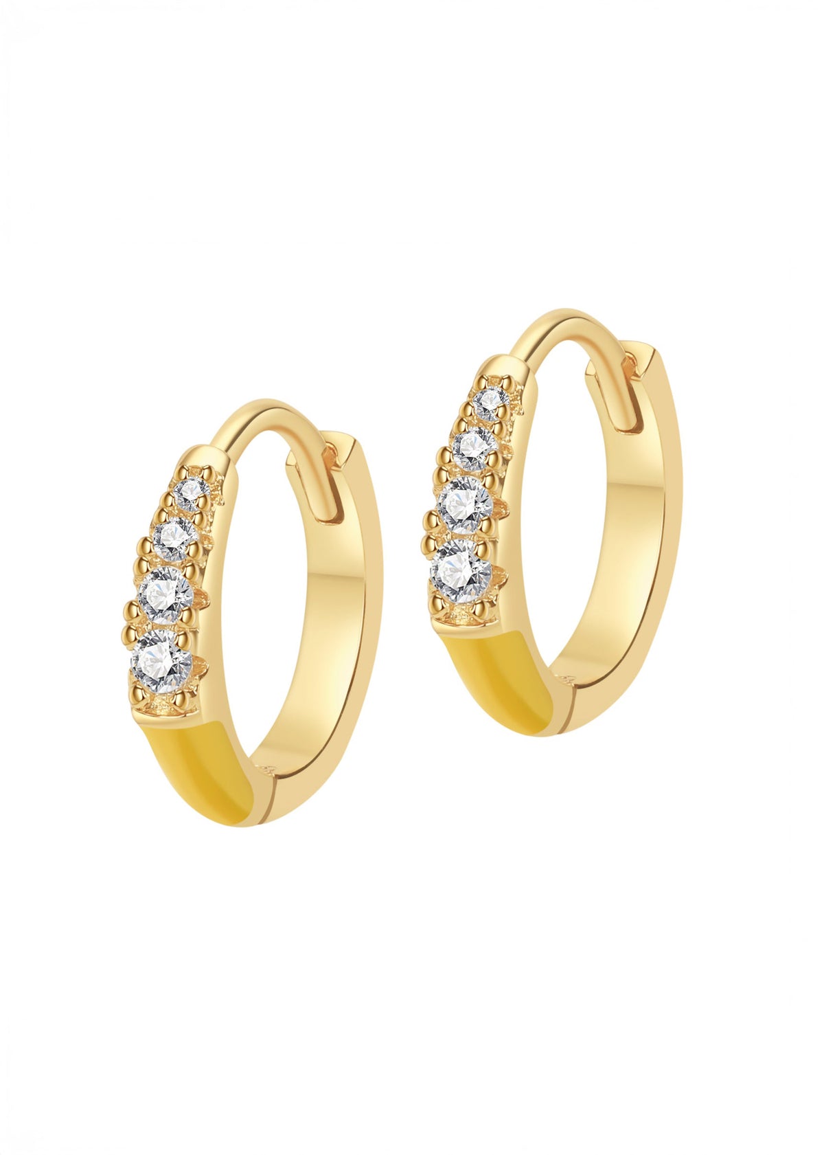 Celeste Starre - Glitter Hoop Earrings -