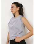 Bessette Soft Washed Tee - Heather Gray