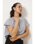 Bessette Soft Washed Tee - Heather Gray