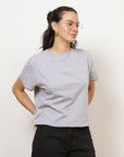 Bessette Soft Washed Tee - Heather Gray