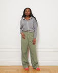 Jack Pleated Wide-Leg Trousers - Cardamom