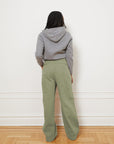 Jack Pleated Wide-Leg Trousers - Cardamom