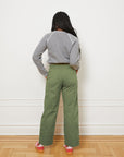 Jess Relaxed Seamed Trousers - Pistachio