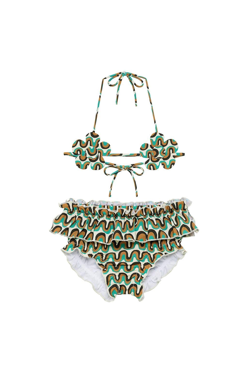 Montce - Groovy Mini Flower Top x Cabana Bottom Set -