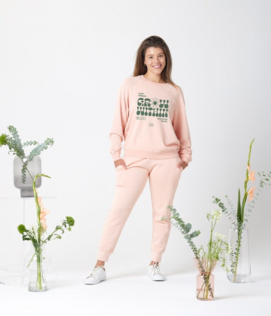 Known Supply - Grow Within Pullover - Dusty Rose -