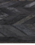 Solo Rugs - Meir Handmade Contemporary Cowhide Area Rug -