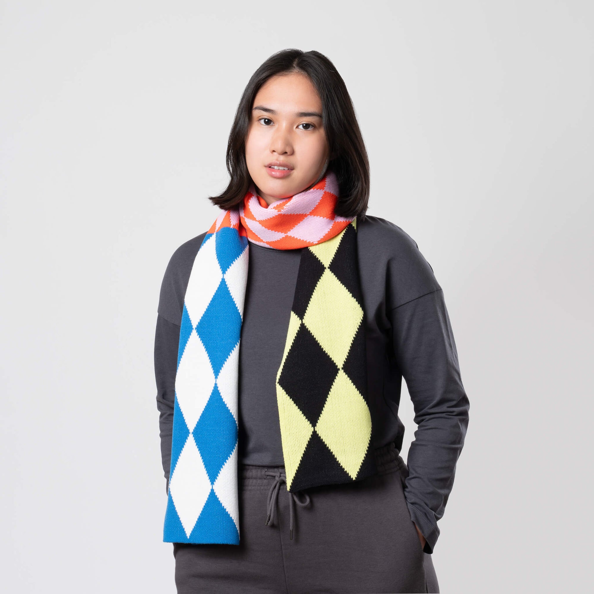 Verloop - Harlequin Big Knit Scarf -