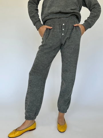 Terry Henley Sweatpant - Heather Grey - offe market