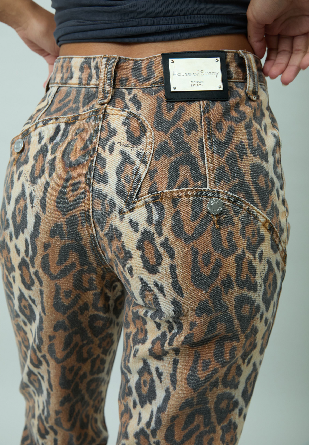 House of Sunny - Leopard Jessie Denim -