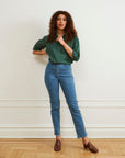 Cleo Jeans in Light Indigo Denim | Loup