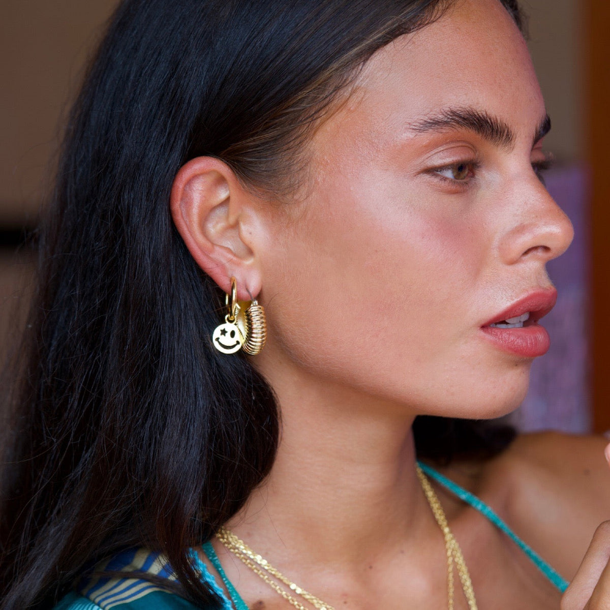 Celeste Starre - Wink If You Are Happy Earrings -