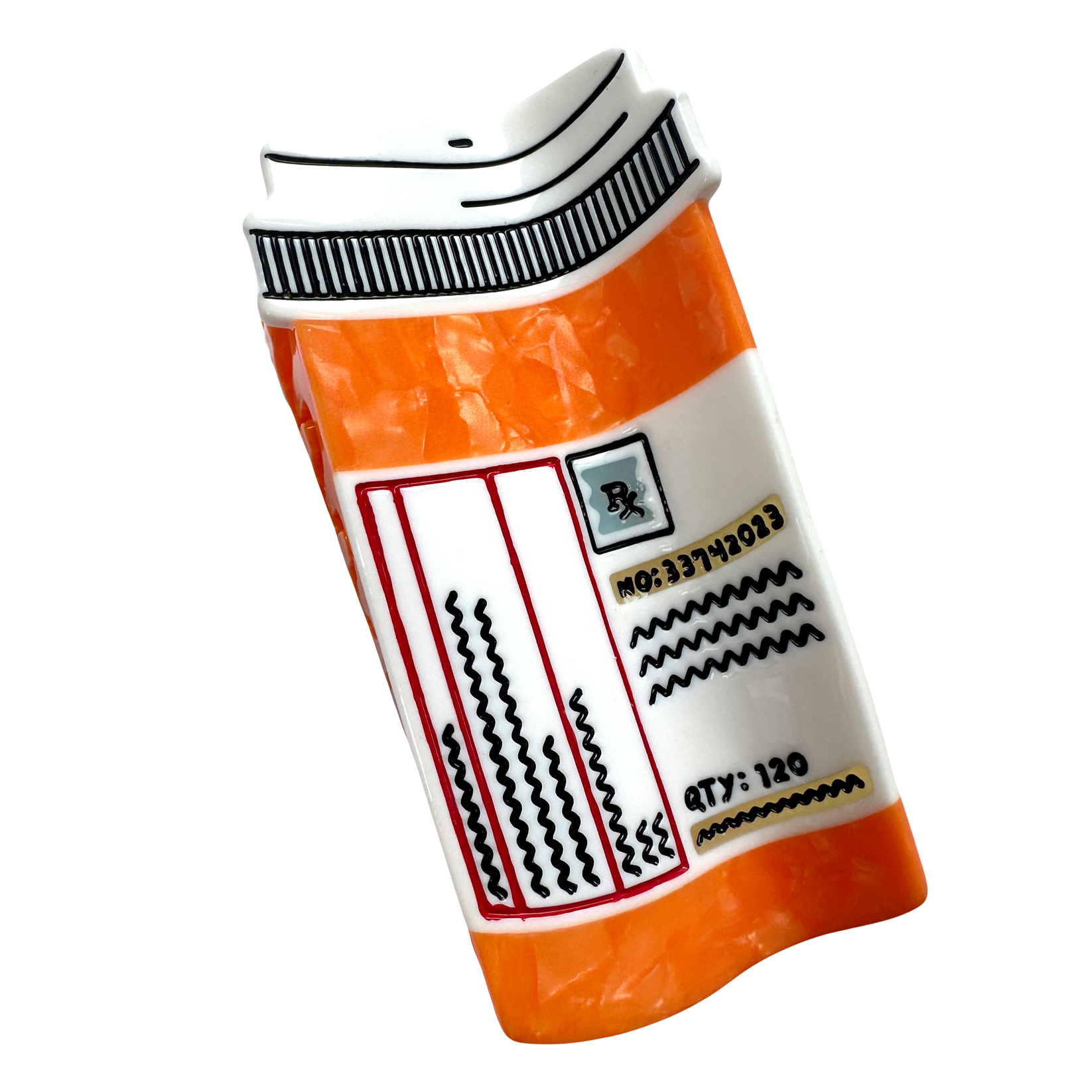 Artist Colette - Prescription Bottle Hair Claw -